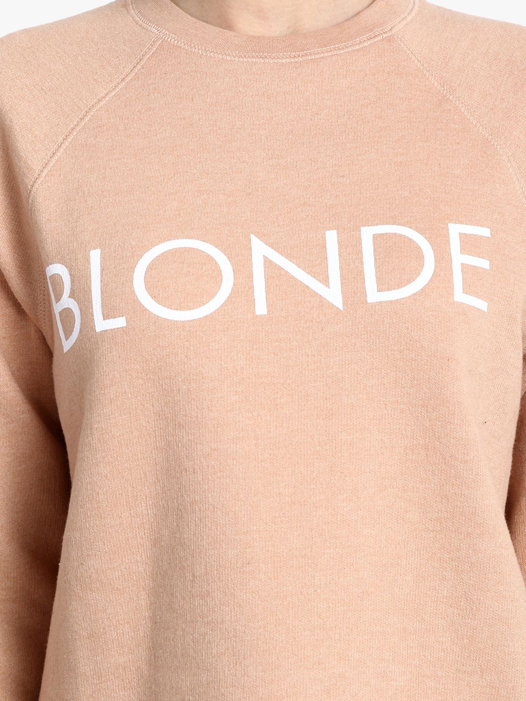 Kotty Women Peach-Coloured Printed Sweatshirt