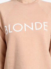Kotty Women Peach-Coloured Printed Sweatshirt
