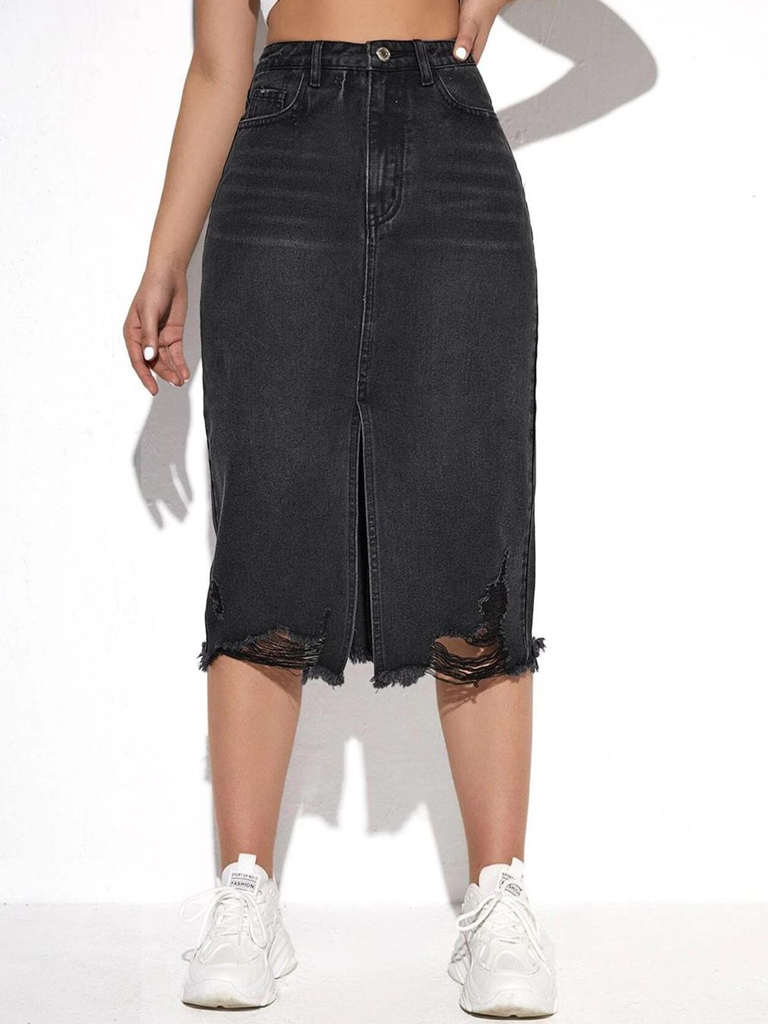 Kotty Women  Straight Midi Skirts