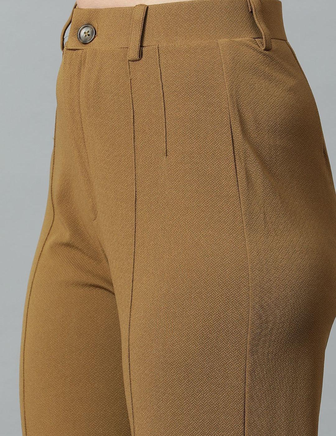 Kotty Brown Shawl Neck Blazer & Trousers