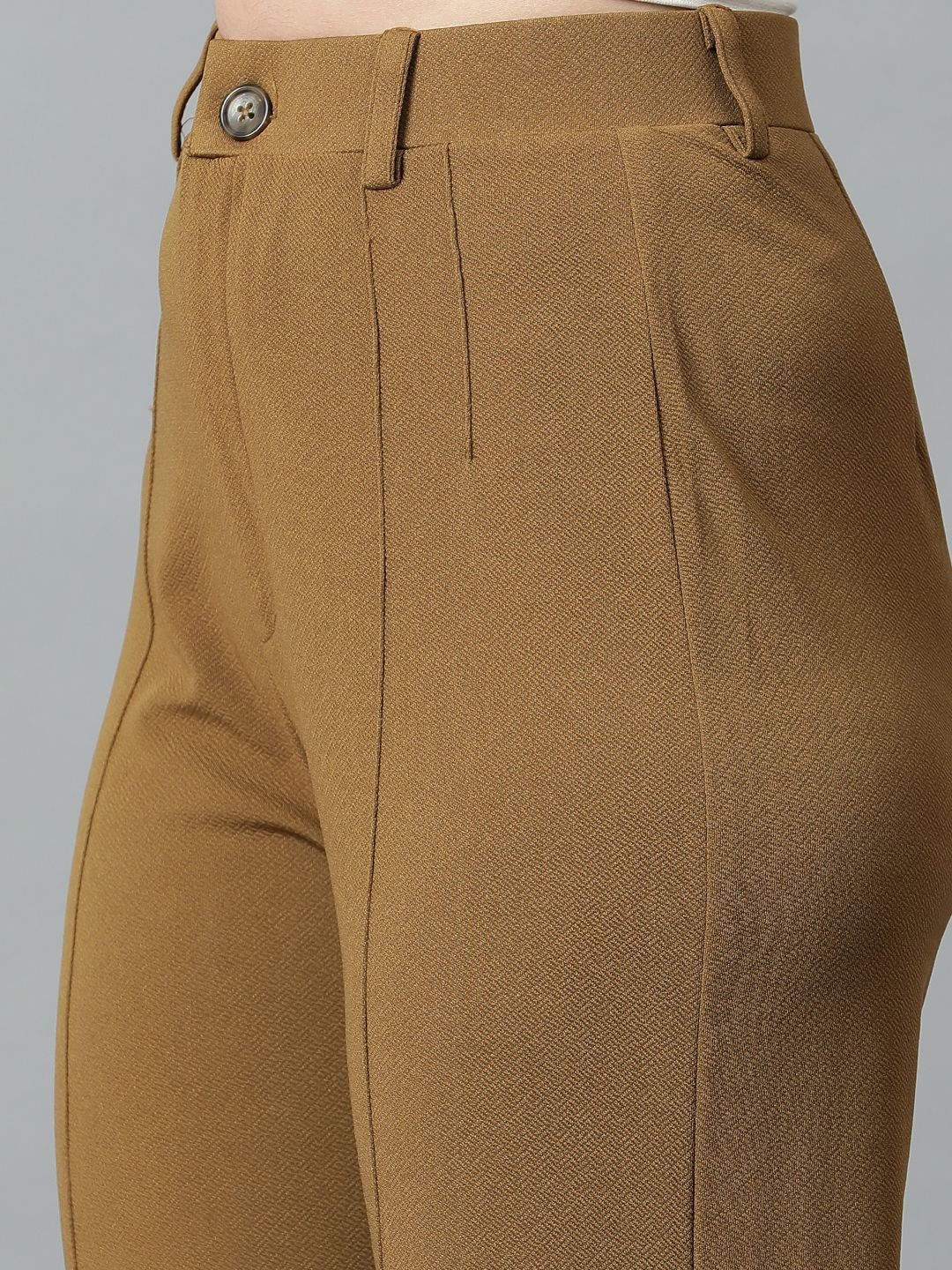 Kotty Brown Shawl Neck Blazer & Trousers