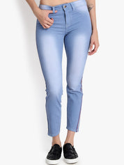 Kotty Women Blue Skinny Fit High-Rise Clean Look Stretchable Jeans