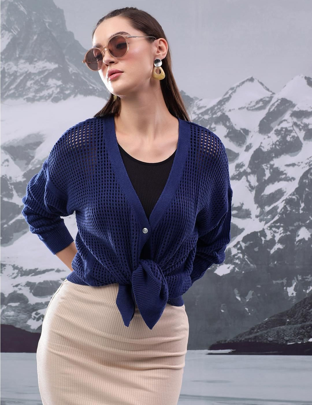 Kotty Women V-Neck Cardigan