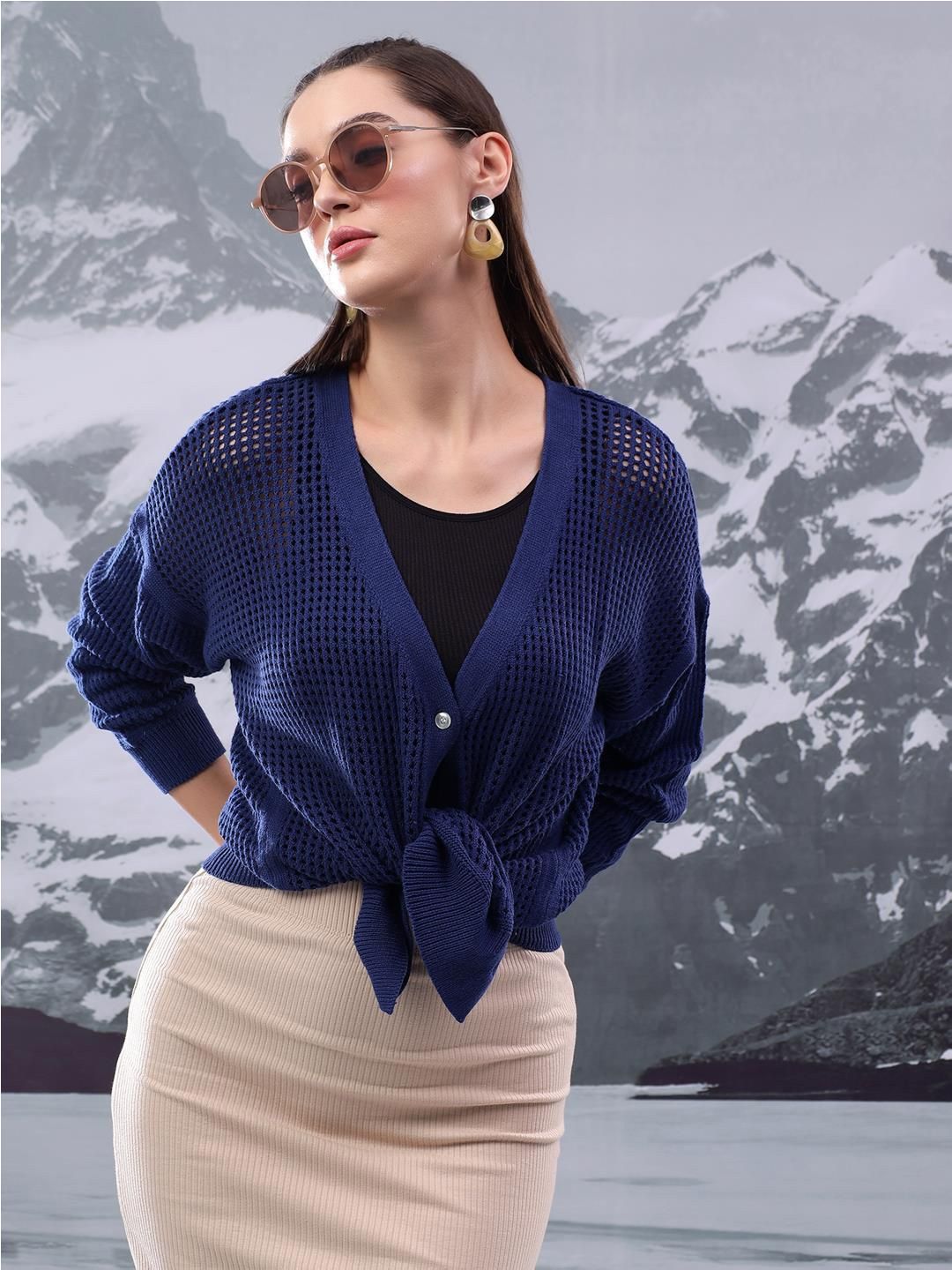 Kotty Women V-Neck Cardigan