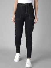 Kotty Women Black Skinny Fit Jeans