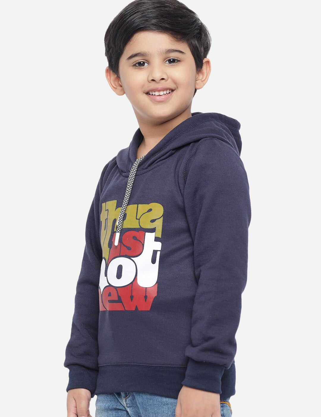 Kotty Boys Blue Printed Sweatshirt