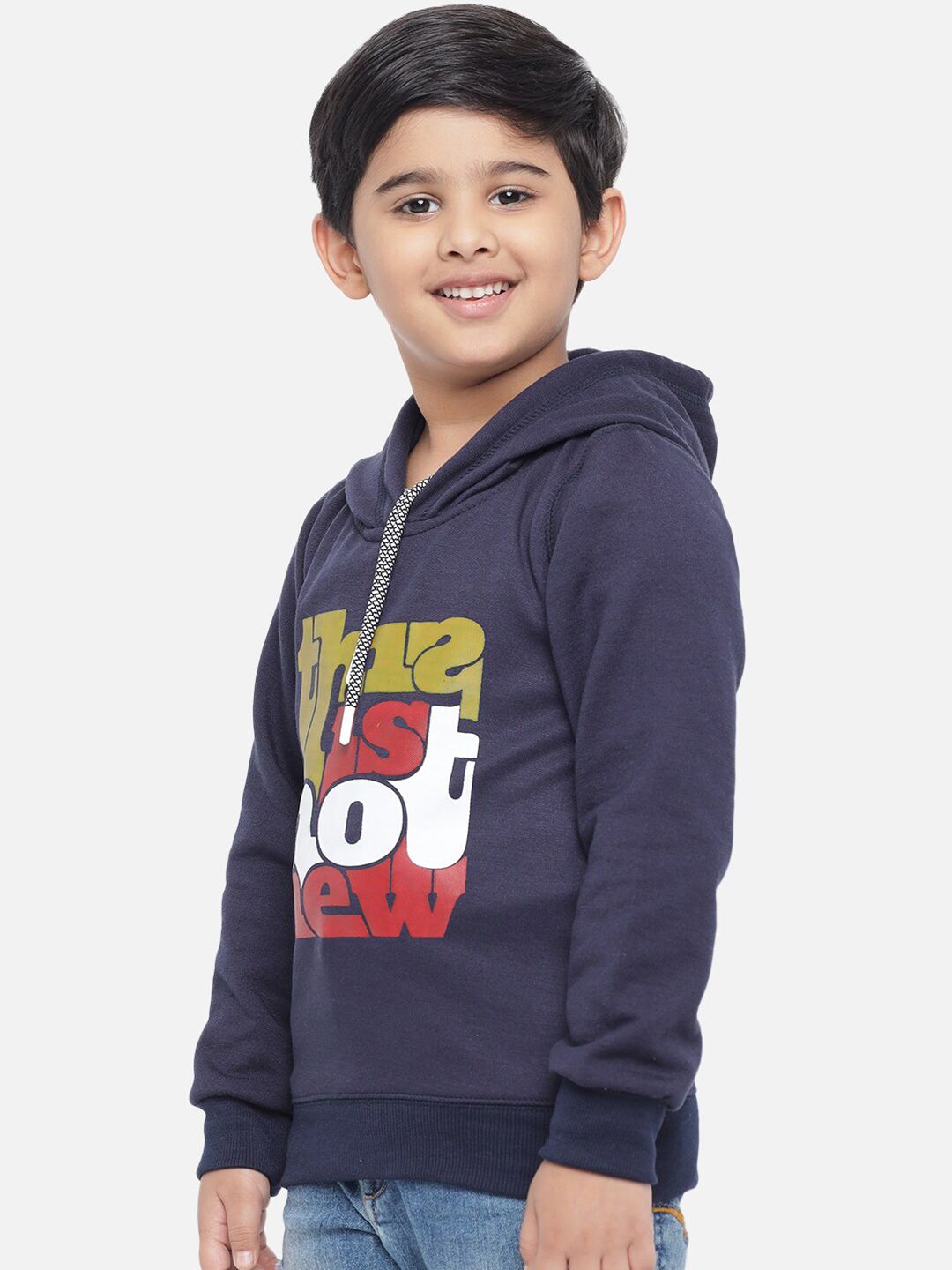 Kotty Boys Blue Printed Sweatshirt