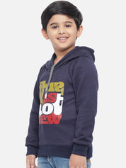 Kotty Boys Blue Printed Sweatshirt