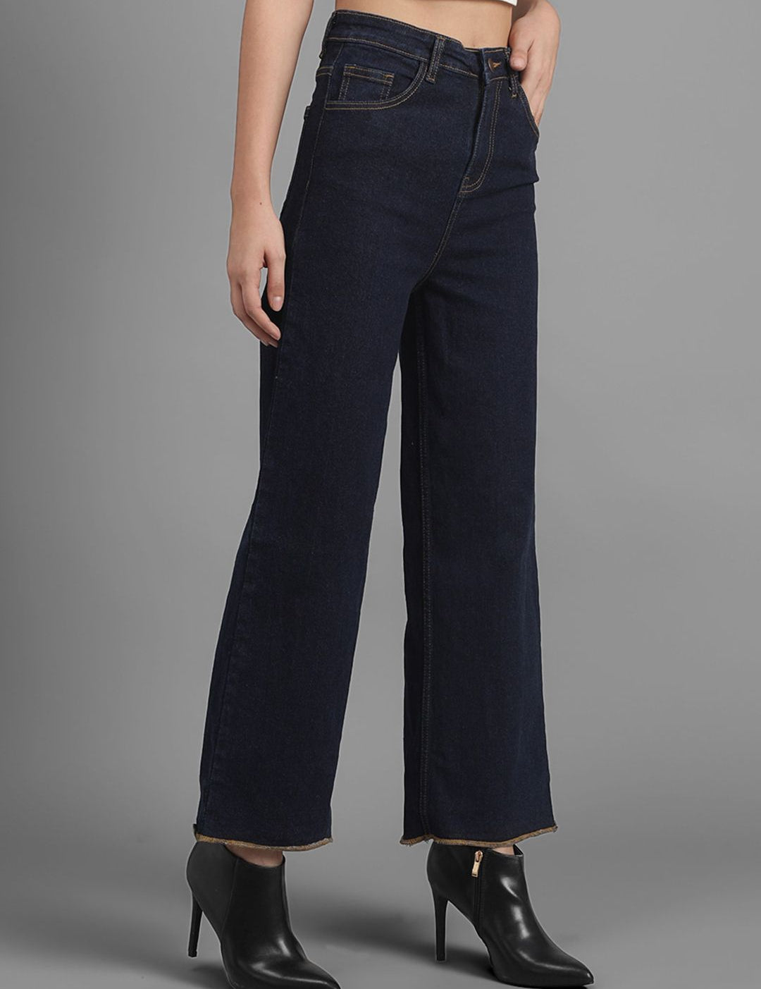 Kotty Women Pack Of 2 Jean Flared High-Rise Stretchable Jeans