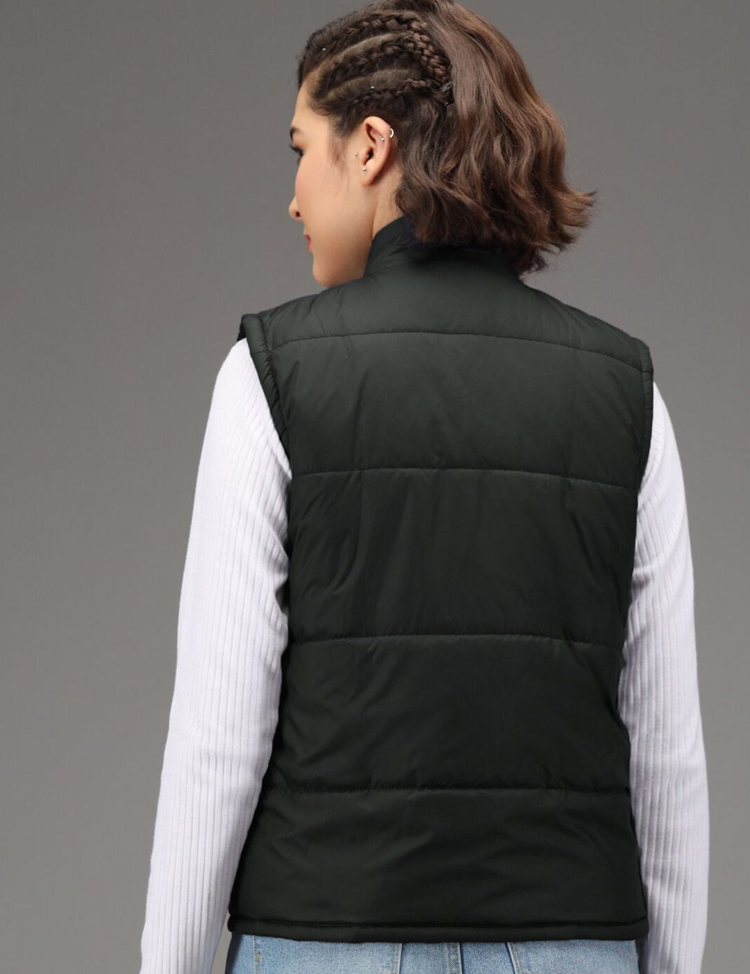 Kotty Women Black Padded Jacket