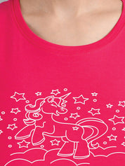 Kotty Graphic Printed Yoga T-shirt