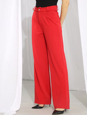 Kotty Women Relaxed High-Rise Straight Fit Trousers