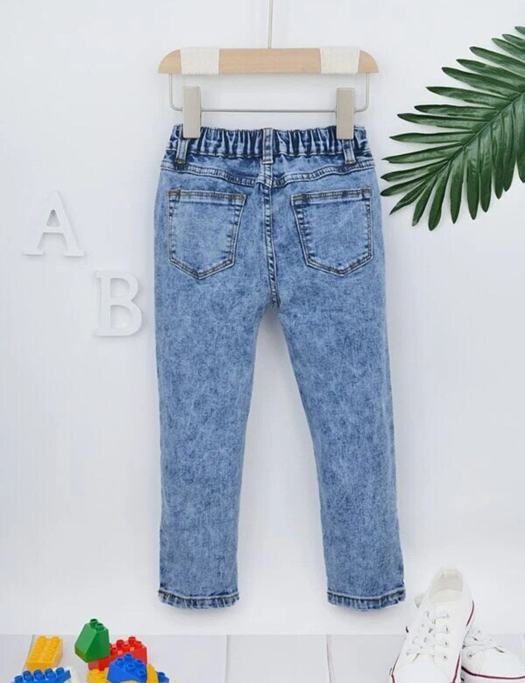 Kotty Boys Blue Jean Heavy Fade Regular Fit Jeans