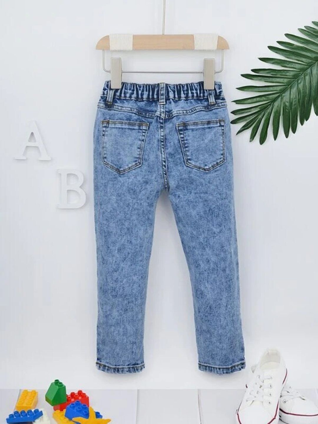Kotty Boys Blue Jean Heavy Fade Regular Fit Jeans