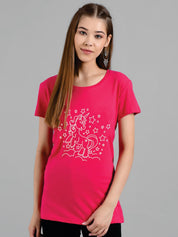 Kotty Graphic Printed Yoga T-shirt