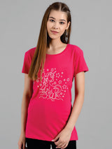 Kotty Graphic Printed Yoga T-shirt