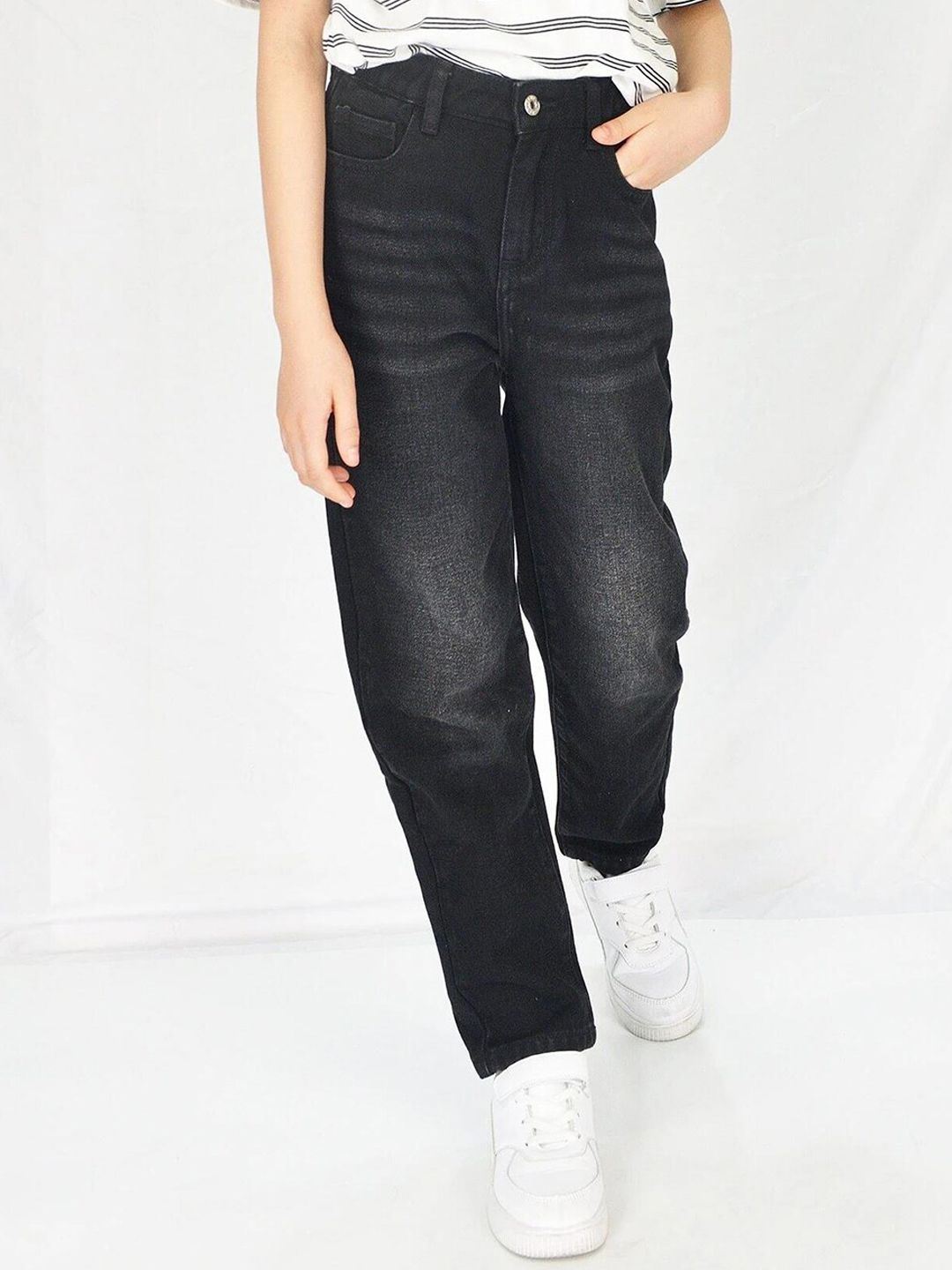 Kotty Boys Jean Low Distress Light Fade Stretchable Cotton Jeans