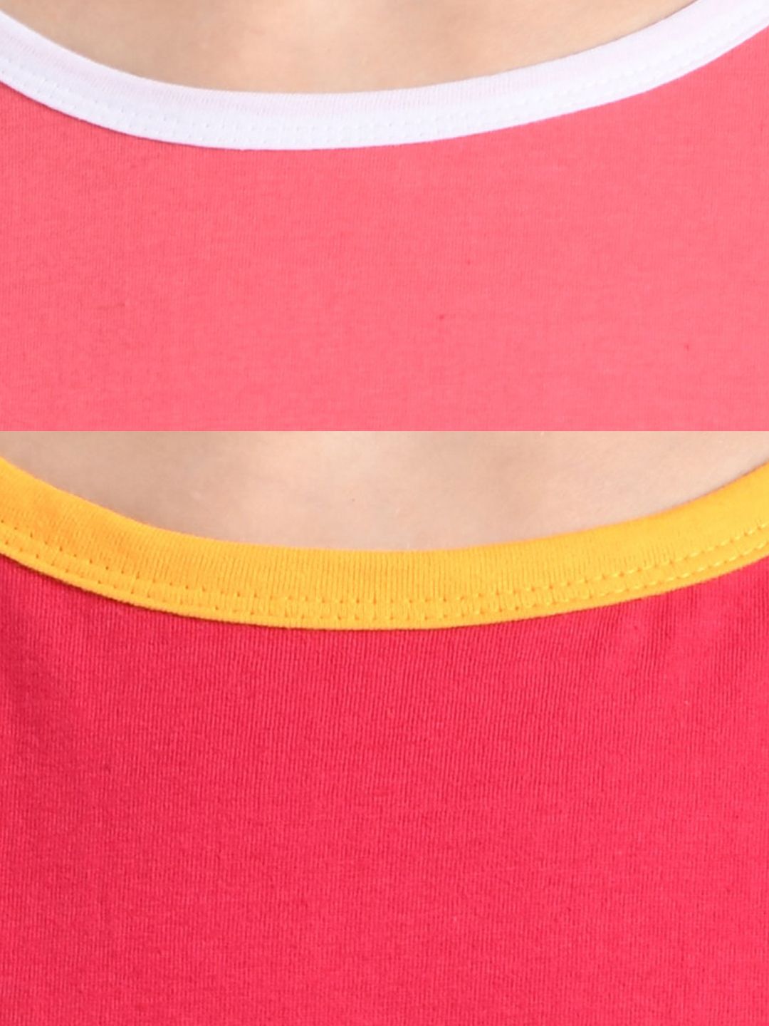 Kotty Women Pack Of 2 Colourblocked Round Neck T-shirts