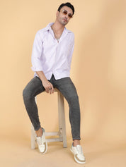 Kotty Men Relaxed Spread Collar Graphic Printed Casual Shirt