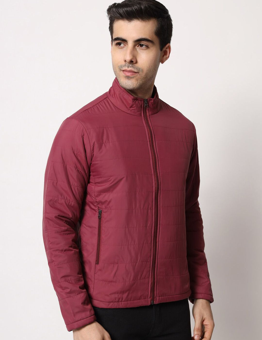 Kotty Men Maroon Outdoor Padded Jacket