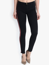 Kotty Women Black Skinny Fit High-Rise Clean Look Stretchable Jeans