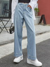 Kotty Women Jean Straight Fit High-Rise Stretchable Jeans