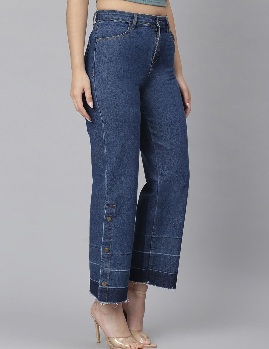 Kotty Women Blue Flared Jeans