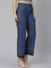 Kotty Women Blue Flared Jeans