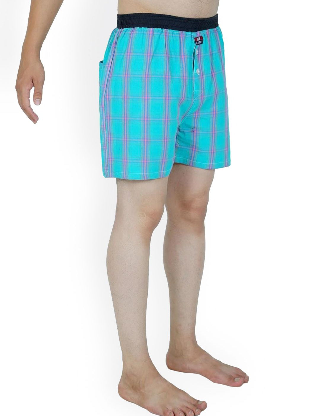 Kotty Men Pack of 2 Checked Low Rise Boxers KTT2PCMENSBOXERSET22