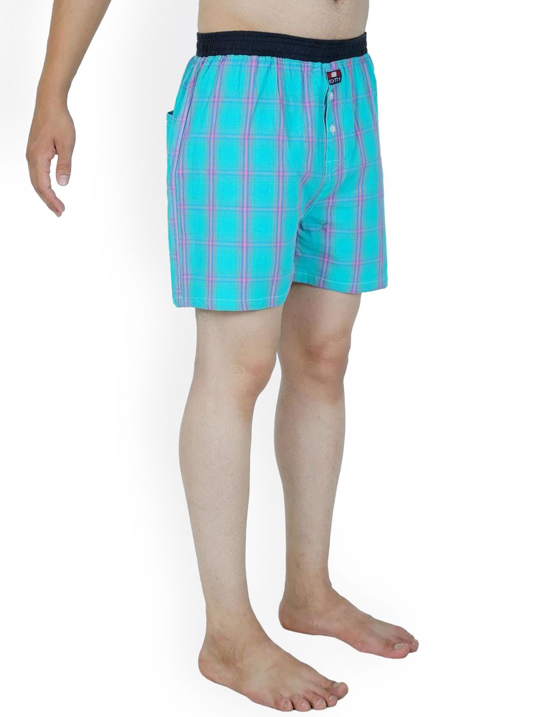 Kotty Men Pack of 2 Checked Low Rise Boxers KTT2PCMENSBOXERSET22