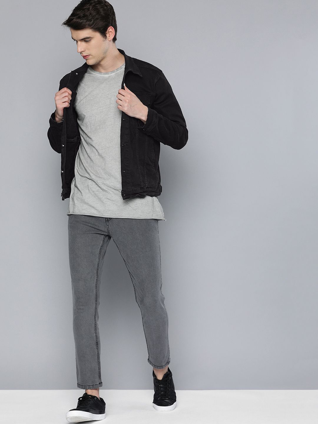 Kotty Men Washed Outdoor Denim Jacket with