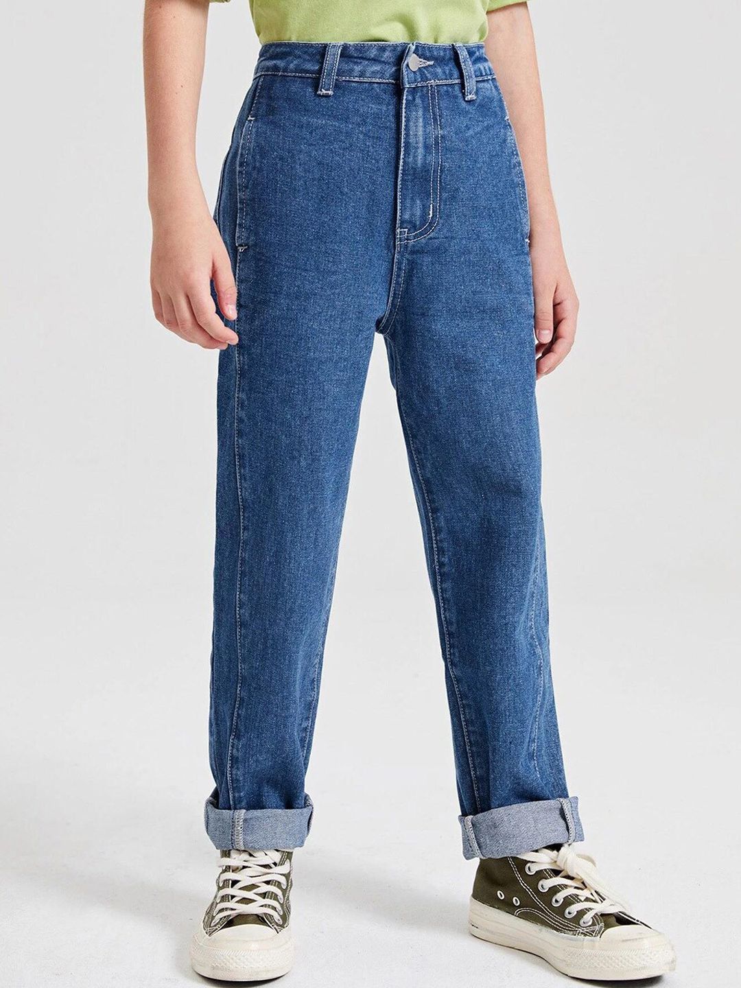 Kotty Boys Jean Mildly Distressed Stretchable Cotton Jeans