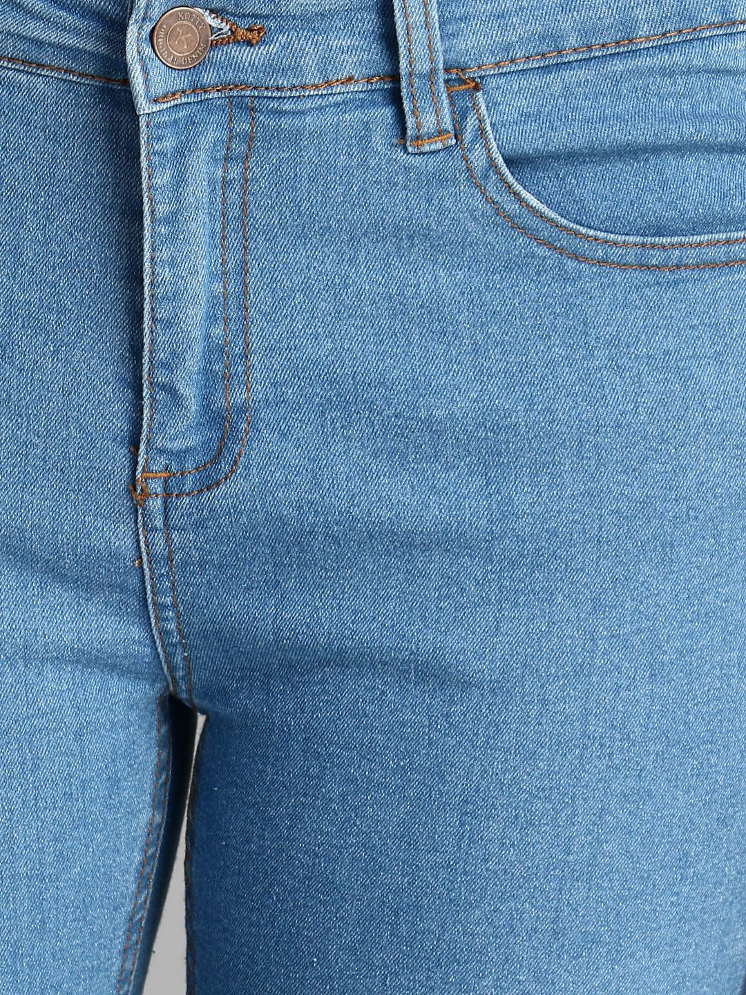 Kotty Women Blue Skinny Fit High-Rise Clean Look Jeans