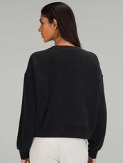 Kotty Women Typography Printed Round Neck Long Sleeves Pullover Sweatshirt