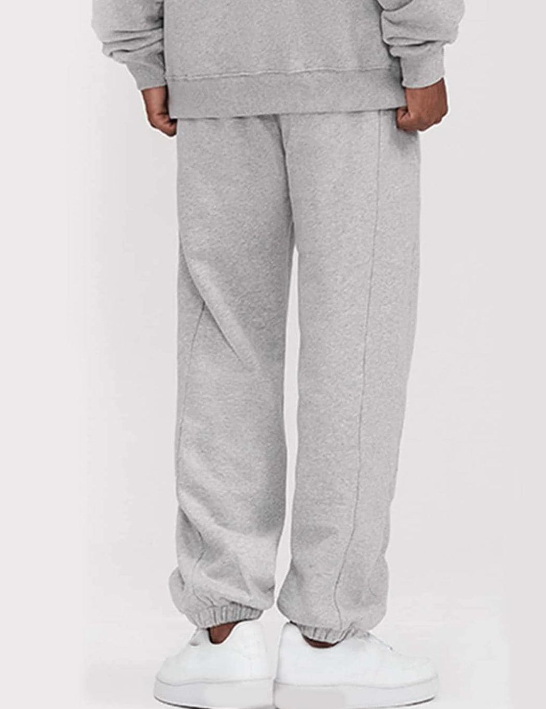 Kotty Men Grey Mid-Rise Joggers
