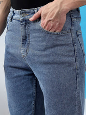 Kotty Men Blue Slim Fit Low-Rise Stretchable Jeans