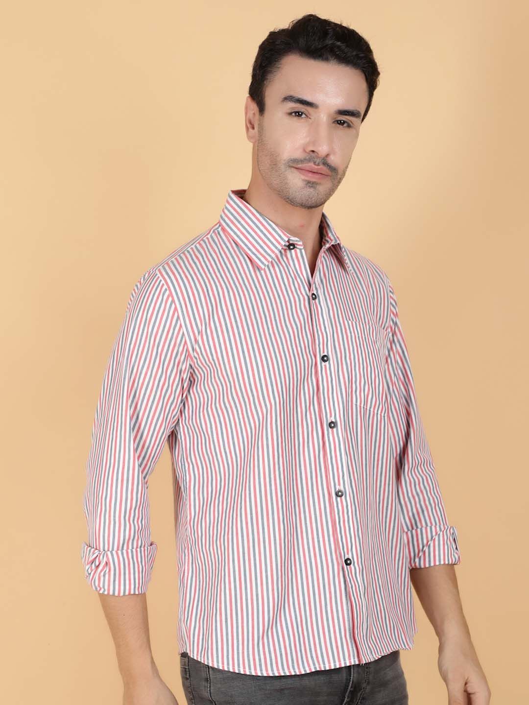 Kotty Men Relaxed Spread Collar Graphic Printed Casual Shirt