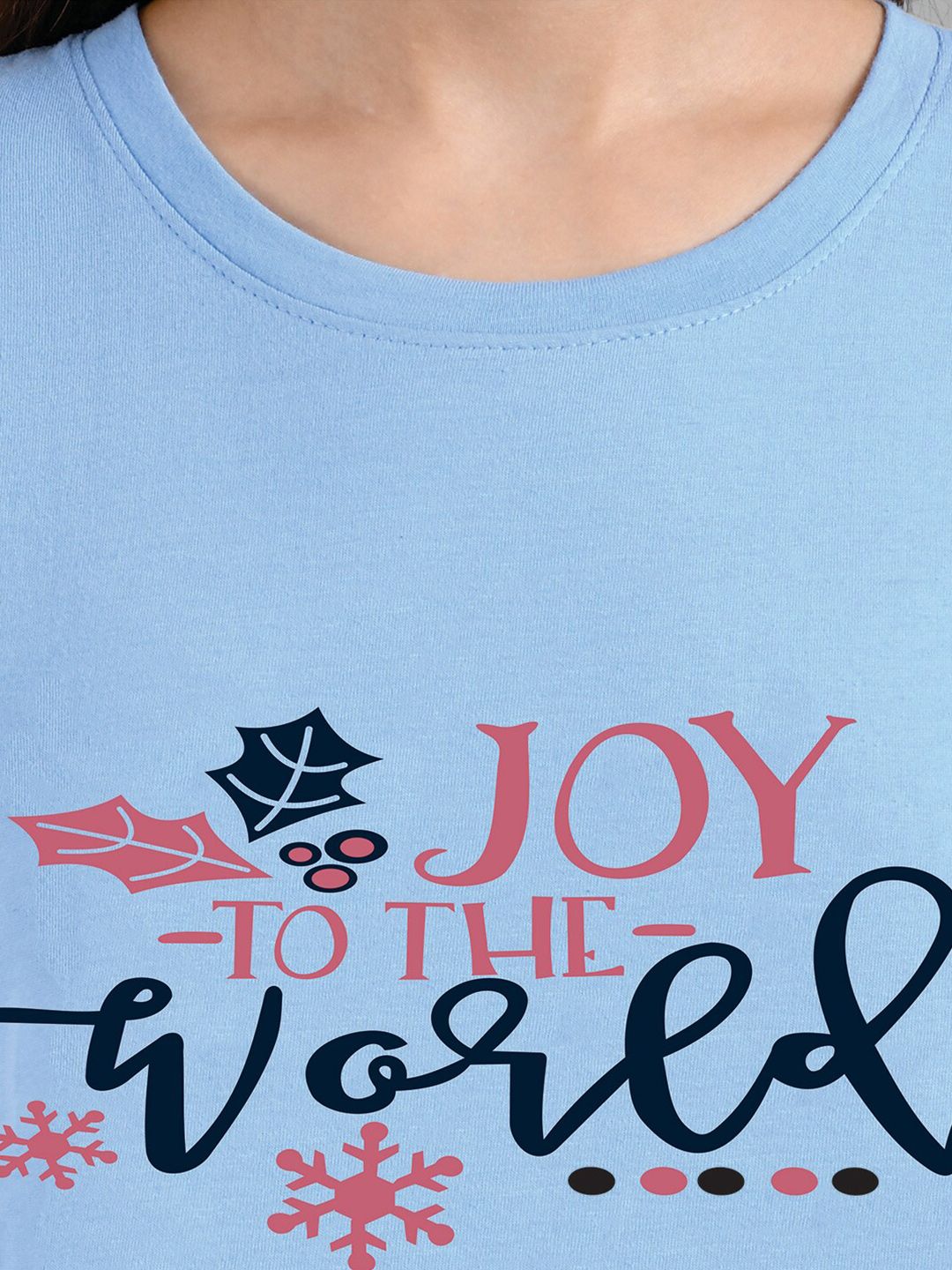 Kotty Typography Printed Round Neck T-shirt