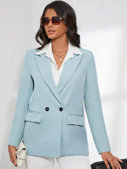 Kotty Double-Breasted Casual Blazer