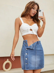 Kotty Pencil Above Knee Skirt