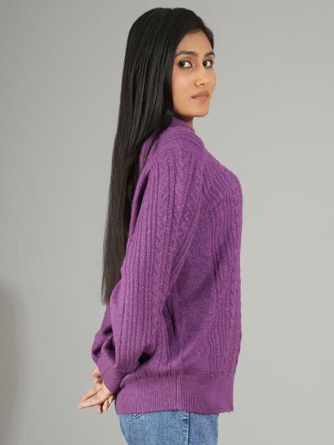 Kotty Women Cable Knit Pullover