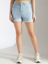 Kotty Women High-Rise Denim Shorts