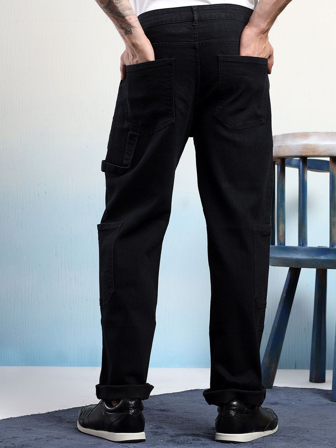 Kotty Men Pleated Cargos Trousers