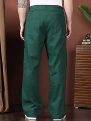 Kotty Men Relaxed Easy Wash Cargos Trousers