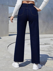 Kotty Women Wide Leg High-Rise Stretchable Jeans