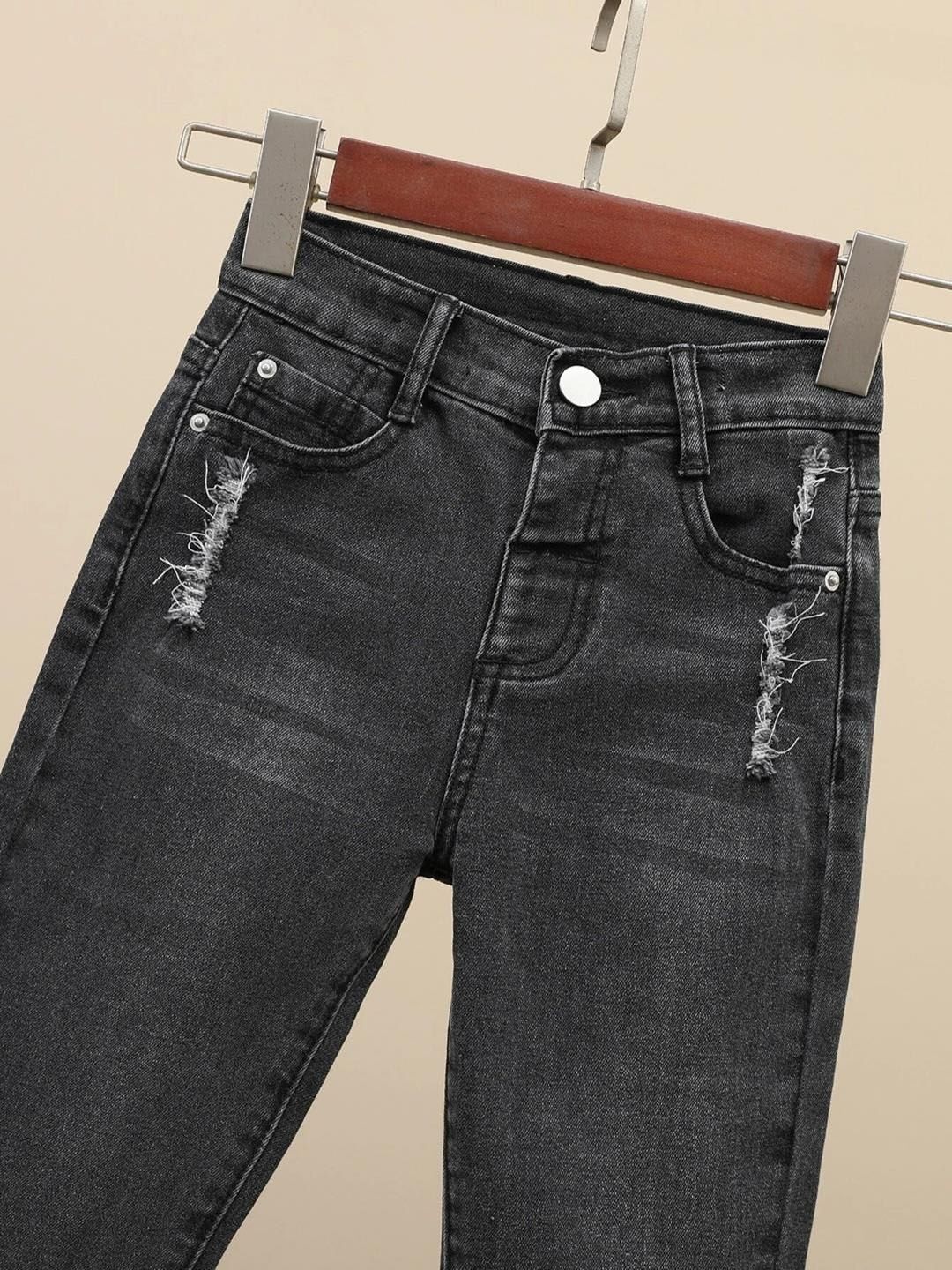 Kotty Girls Heavy Fade Stretchable Jeans