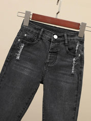 Kotty Girls Heavy Fade Stretchable Jeans