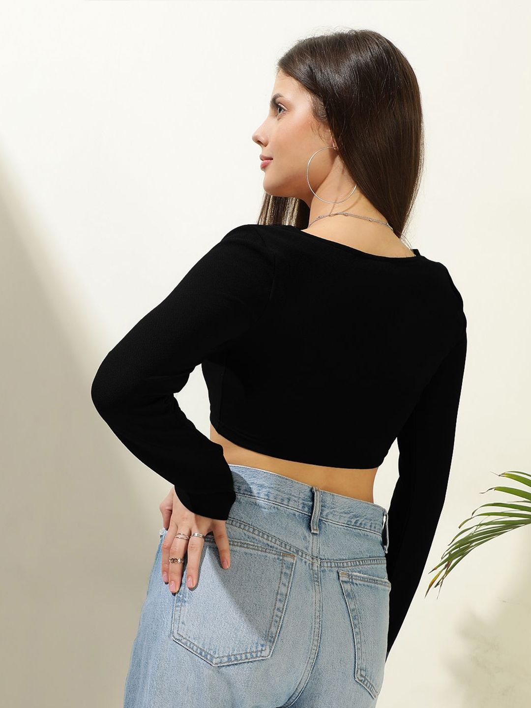 Kotty Women Solid Scoop Neck Top