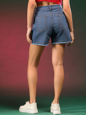 Kotty Women High-Rise Denim Shorts