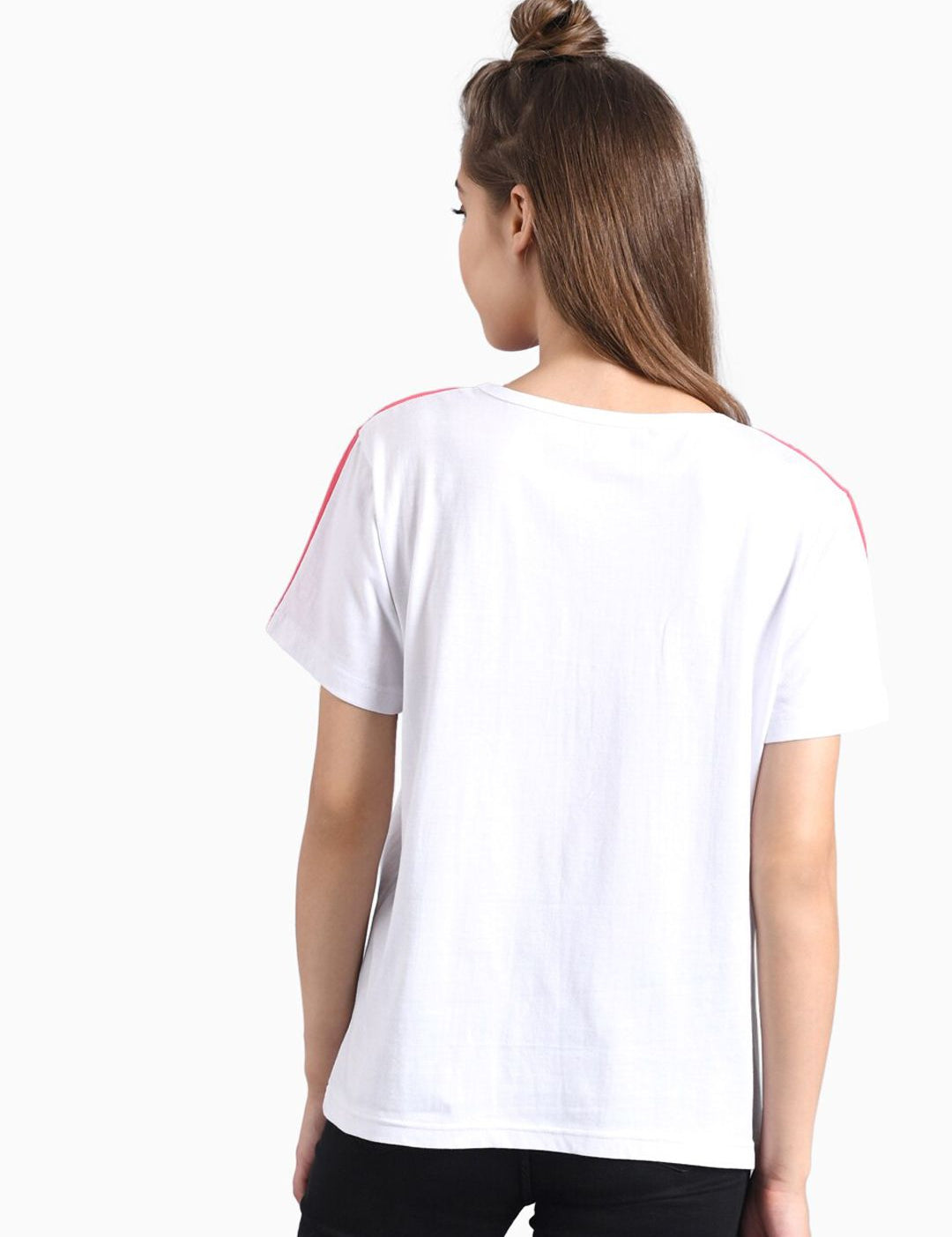 Kotty Women Pack Of 2 Colourblocked Round Neck T-shirts